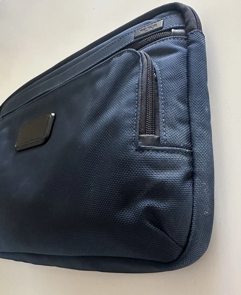 Tumi Aplha For Microsoft Surface Pro iPad Case Portfolio Soft Padded Cover Blue - Image 3 of 4