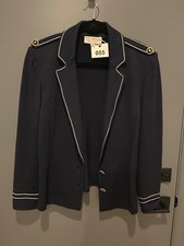 055 Vintage St John Collection by Marie Gray Classic Navy Blazer
