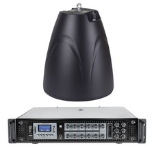 50 Rockville PEN-65T Black Commercial Hanging Pendant Warehouse Speakers Amp