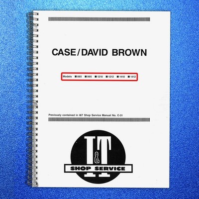 CASE David Brown 885 995 1210 1212 1410 1412 Shop Service Manual - LOOP BOUND
