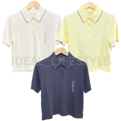 UNIQLO JW ANDERSON Polo Short Sleeve Sweater S-XXL Women 484000