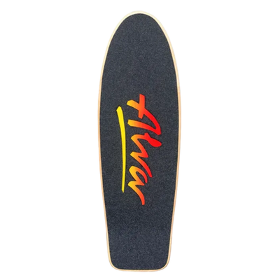 Alva Skateboard Deck 1979 Leopard Silver Black Metallic Blue 9.25