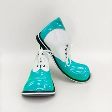 Mexican Professional Blue Teal Clown Shoes Zapato Para Payaso Made In Mexico