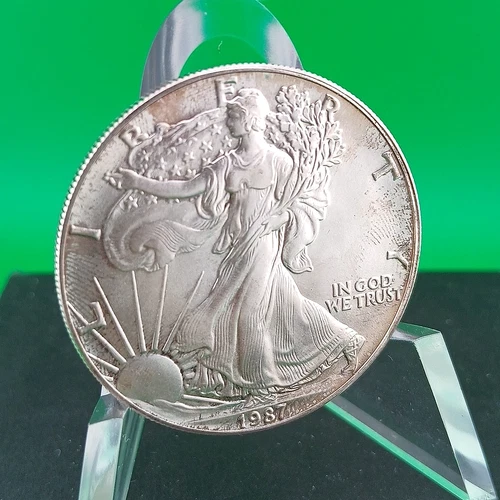 1987 American Silver Eagle 1 oz .999 Fine Silver U.S. Mint Issue