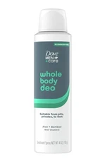 Dove Men + Care Whole Body 72H Deodorant Spray - Bamboo & Aloe, 4 oz