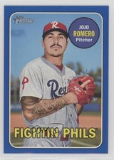2018 Topps Heritage Minor League Edition Blue 89/99 JoJo Romero #92 fm0