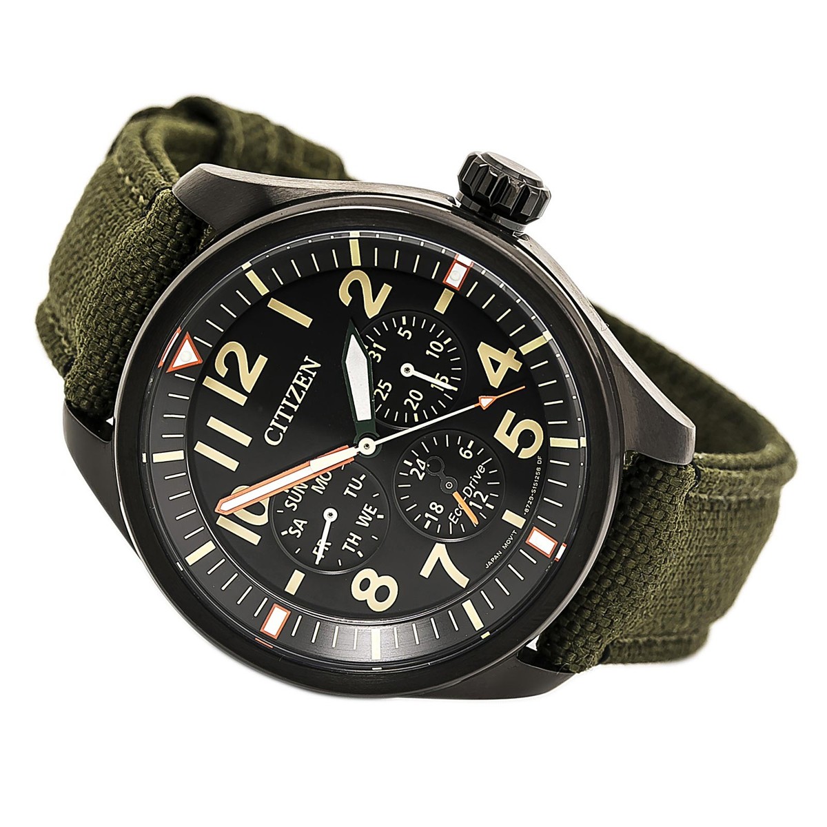 Citizen Eco-Drive Black Men Wristwatch BU205516E for sale online