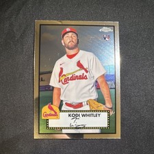 Topps Chrome Platinum Anniversary Kodi Whitley Cardinals Rookie #92