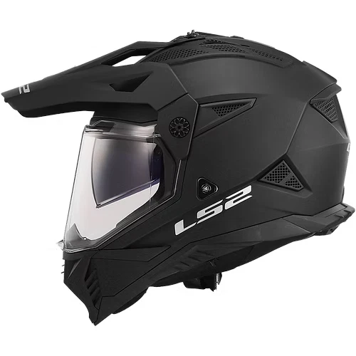 Casco deportivo doble LS2 Blaze II mate negro X-grande Foto 2 de 4