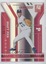 2004 Donruss Elite Extra Edition Aspirations Die-Cut 7/55 Blake Johnson #224 1t6