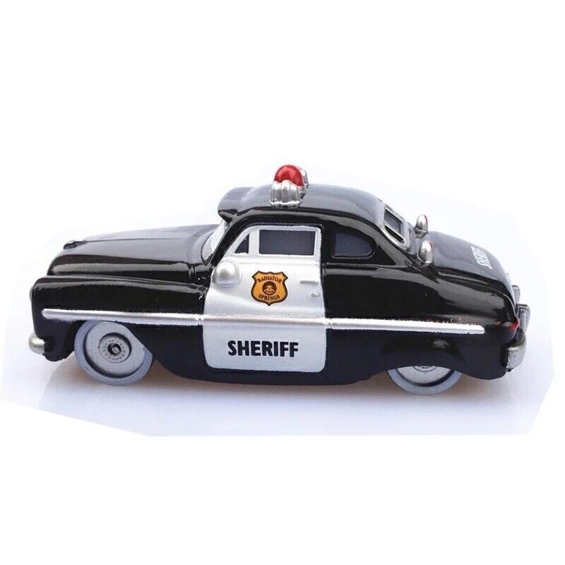 Disney Pixar Cars Metal Toy Car Sheriff Lizzie 1:55 Diecast Model Car Party Gift