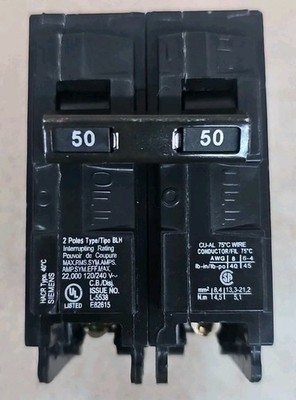 1) New Take Out SIEMENS B250H U 50A 120/240V 2P