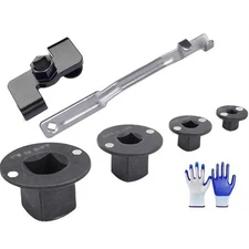 Wrench Extension Set for Enhanced Leverage and Easy Access to Tight Spaces