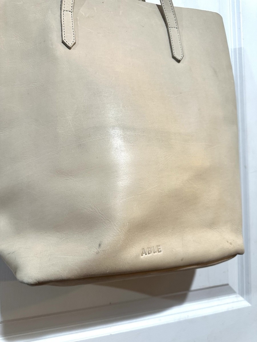 Able Leather Tote Bag View 5