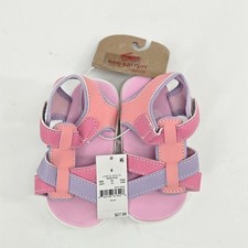 See Kai Run Basics Shayna Coral Multi Toddler Water Sandals Shoes Size 6 NWT