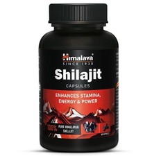 Himalaya Shilajit 60 caps - Superior Quality Resin for Boosting Energy Vitality