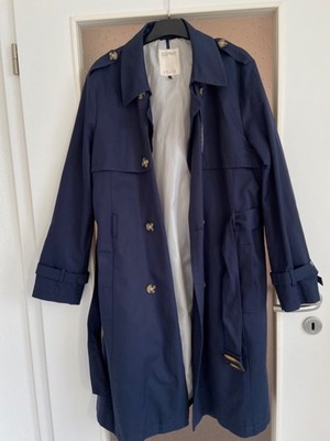 Esprit Damen Mantel /Trenchcoat blau Gr XL/42