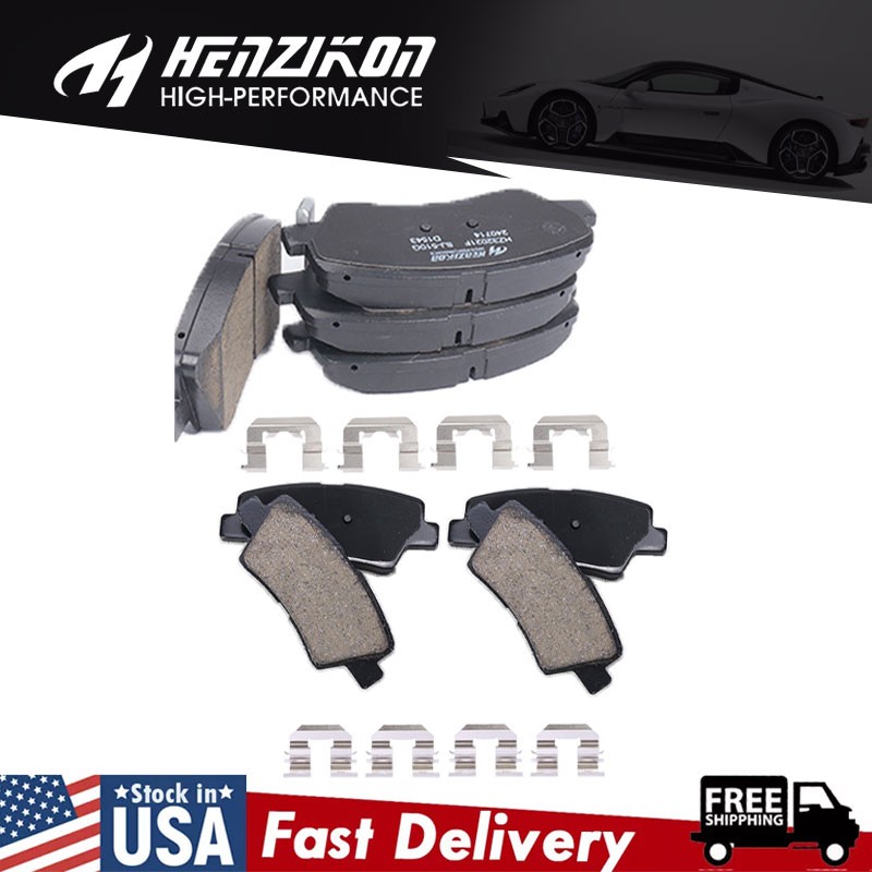 Front & Rear Ceramic Brake Pads For 2013 - 2016 Hyundai Veloster Hyundai Elantra