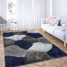 Living Room Bedroom Large Shaggy Rug Soft Carpet Floor Mat Fluffy Hallway Runner