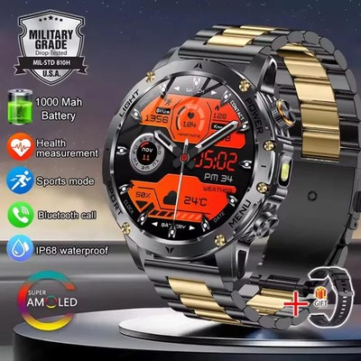 Smartwatch 1,7'' AMOLED 1000mAh IP68 Bluetooth Anrufe 100+ Sport Puls SpO2