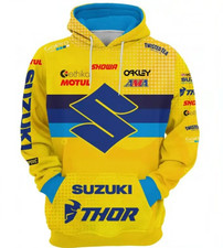 Suzuki Motorcycle 3D Printed Hoodie Sweatshirt For Riders