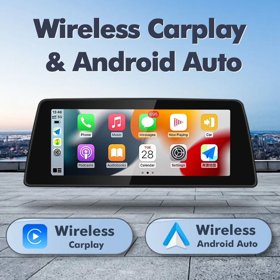 10.25" Android CarPlay In-Dash Car GPS Head Headunit For BMW 5 E60 CCC 2005-2008 - Image 4 of 4