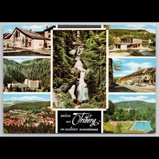 Triberg Waterfalls Postcard, Black Forest Germany