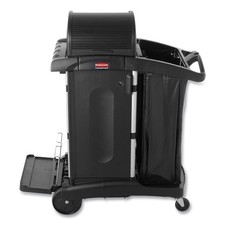 Rubbermaid Commercial 9T7500BK High-Security Healthcare Cleaning Cart - BLK New
