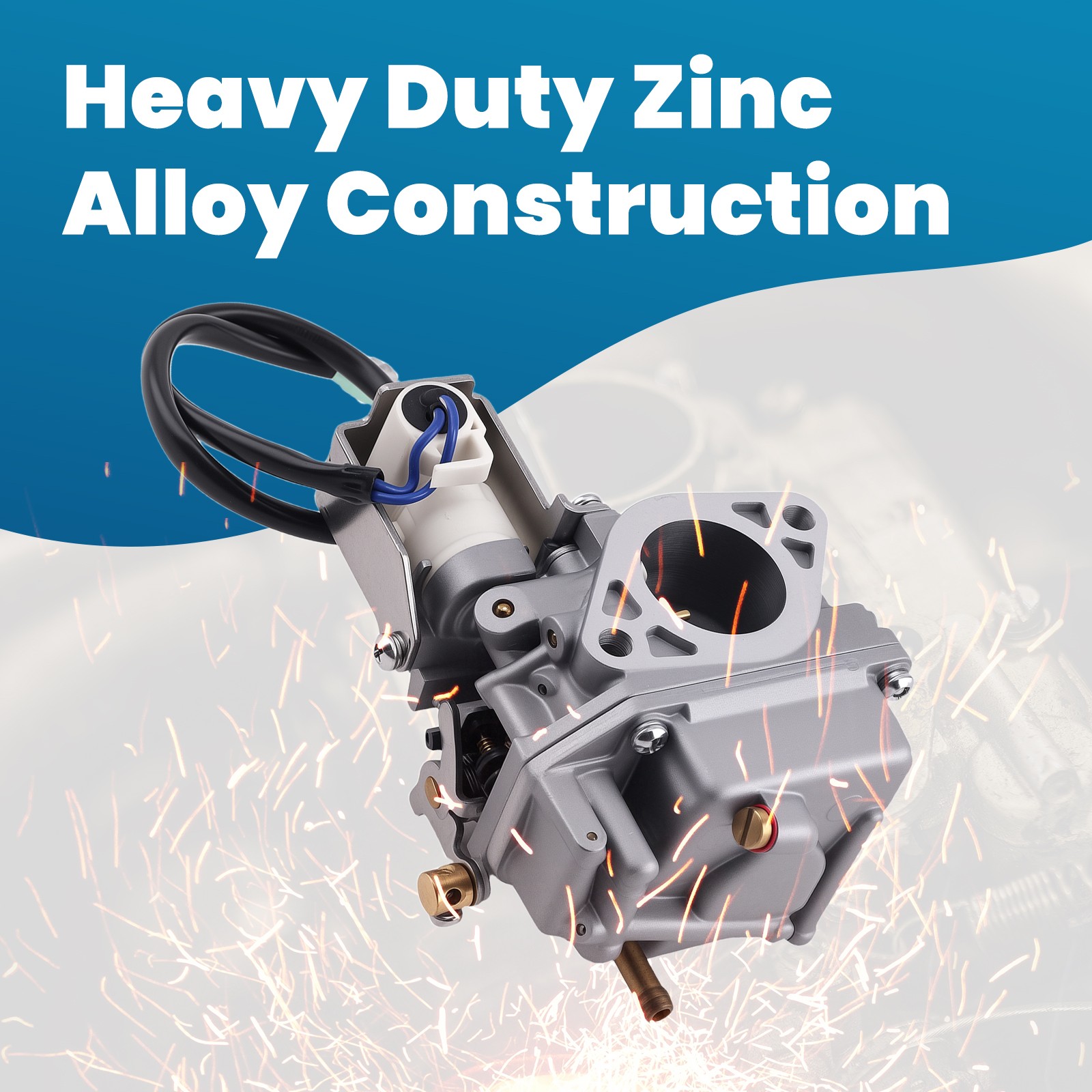 Outboard Motor Carburetor Assembly for Yamaha 15HP 20HP 4-Stroke 6AH-14301-A1