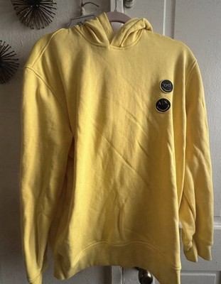 Armani Exchange Sustainability Project Men's Yellow Hoodie Pullover Size L