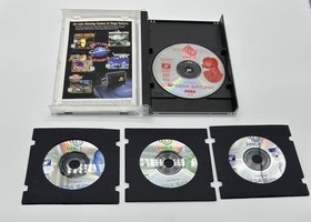 ENEMY ZERO (SEGA SATURN, 1996) CIB COMPLETE IN BOX WITH MANUAL TESTED 4 DISKS