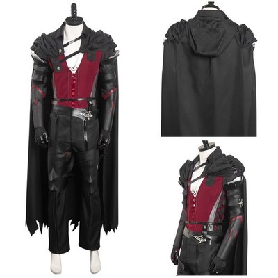 Final Fantasy XVI Clive Rosfield Cosplay Costume Cloak Battle Uniform fullsets