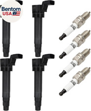 4 Ignition Coils with 4 Iridium Spark Plugs,Uf725,Coils Packs,For Chevrolet Spar