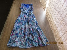 NWT Chaps Women's Size 6P Petite Paisley Sleeveless Dress Free Shipping