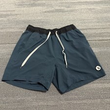 Vuori Shorts Mens Small Blue Kore Lined Performance Drawstring Athletic V367