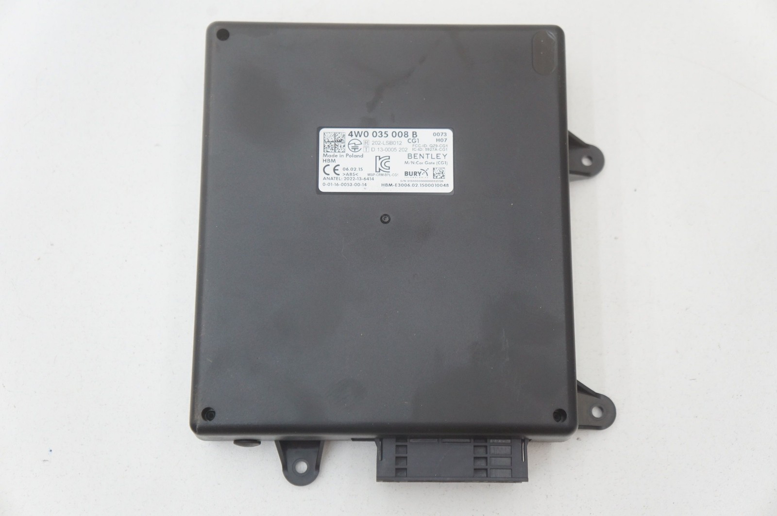 Remote Control Cargate Module 4W0035008 Bentley Continental Flying Spur 2013-18