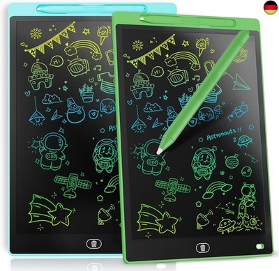 [2 STÜCKE] LCD Schreibtafel 10 Zoll,  Buntes LCD Schreibtablett, LCD Writing Tab