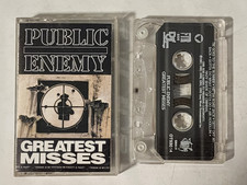Public Enemy Greatest Misses Cassette Tape Rap / Hip-Hop 1992 Def Jam Sony Music