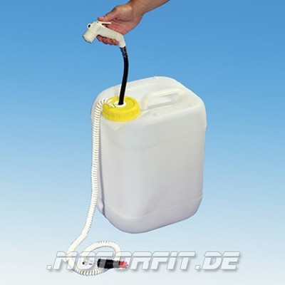 Comet Mobildusche Camingdusche SOLO 12V 12 l/min Tauchpumpe mit 20l Kanister 