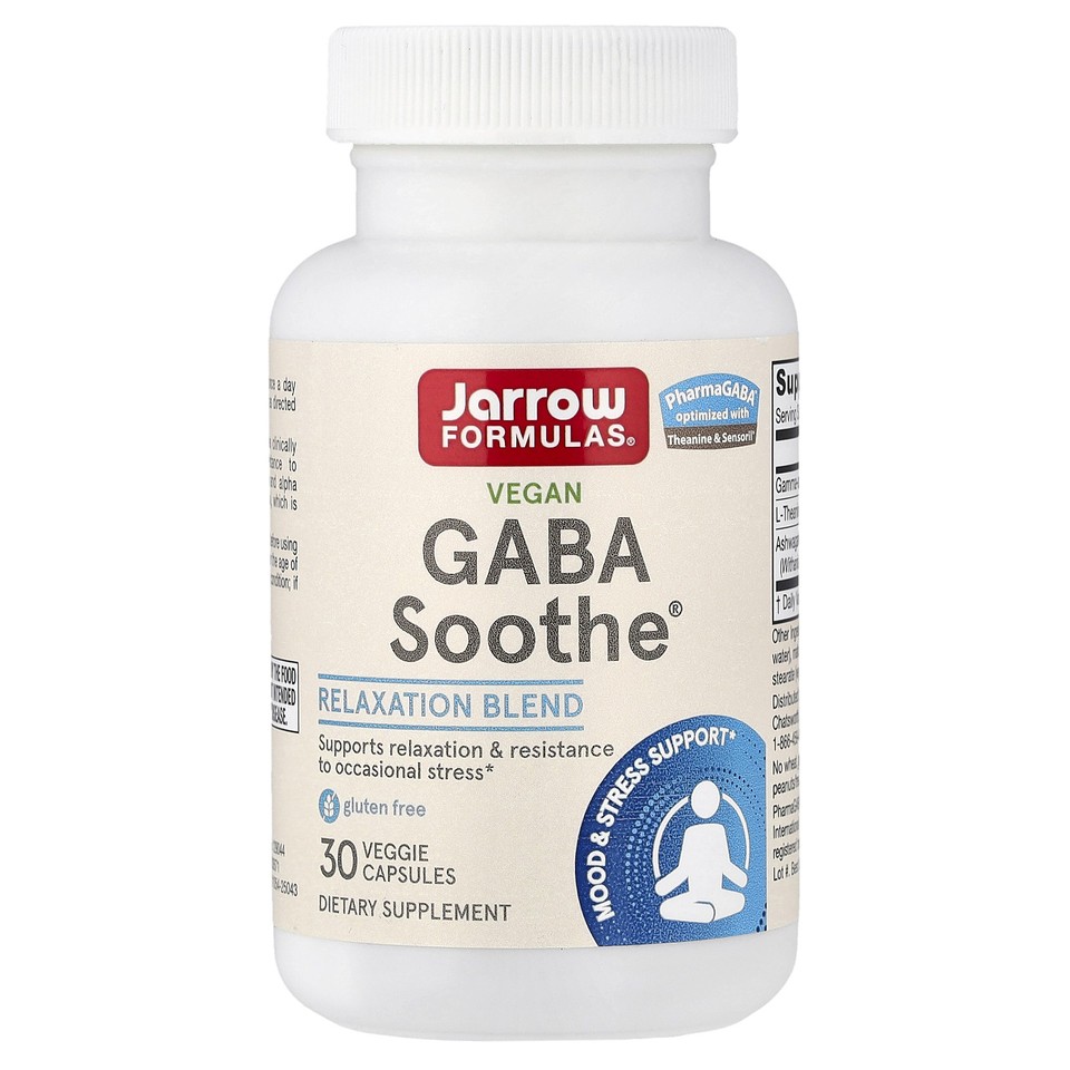 Vegan GABA Soothe®, 30 Veggie Capsules
