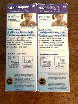 Instapure R5 Complete Replacement Filters (LOT OF 4) SEALED NEW ships FREE!