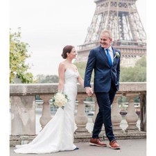 Wtoo by Watters Callahan Strapless Lace Wedding Dress Size 22 Bridal NWT