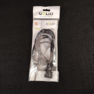 Gelid Solutions EKWB PWM 1-to-4 Fan Splitter Cable Hub 4-Pin Molex Powered