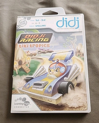 Didj Didji Racing Tiki Tropics Leap Frog 1st-3rd Spelling Age 6-9 