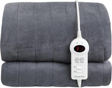 Russell Hobbs RHHT1004GR Electric Blanket Microfleece Throw Digital Remote Grey