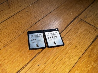 Angelbird AV PRO SE 1TB + 512gb CFexpress Type B Memory Card