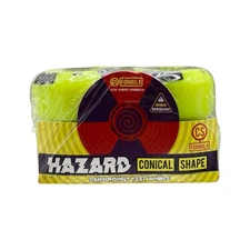 Hazard CS Formula 101A 53mm Safety Yellow Skateboard Wheels New  10176009
