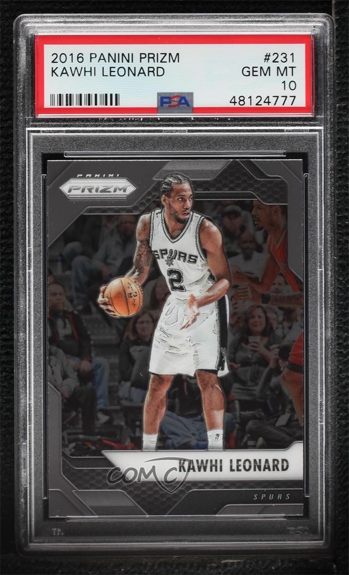 2016-17 Panini Prizm Kawhi Leonard #231 PSA 10 GEM MT