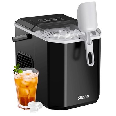 Silonn Eiswürfelmaschine Defekt 9 Würfel 12 kg/Tag kompakt tragbar