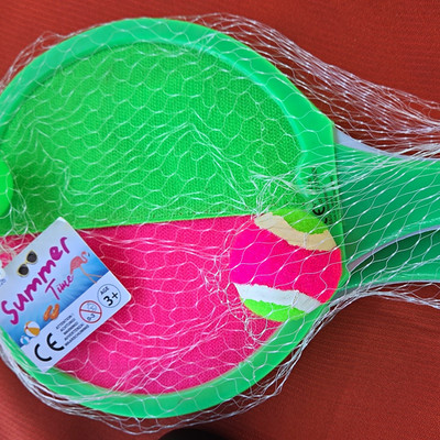 Summer Time Klettballspiel 2er Schläger-Set mit Ball, Grün/Pink ab 3